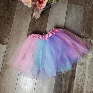 Toddler Girls Pastel Colored Tutu Skirt Ballet Ballerina ONE SIZE NWOT